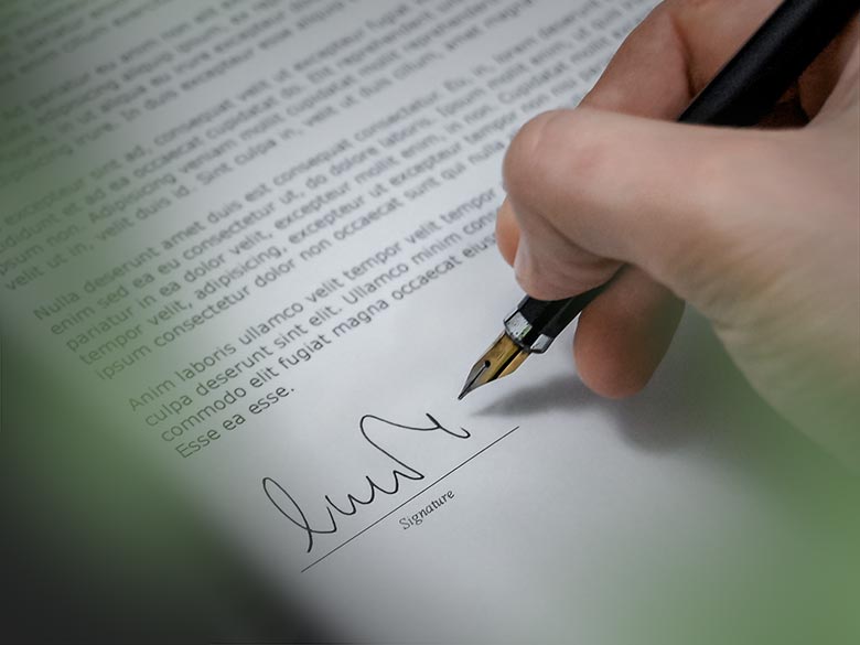 law home signature